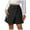 Black, variant on EDFBUYKRS Female Skirts Black Skirt for Women Plus Size Autumn and Winter Women's Solid Color Suede Skirt European and High Waist Metal Buckle Skirt