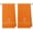 Orange, variant on Embroidered Terry Cotton Bath Towel for Bath, Shower - Personalized Gift - Black Color Towel - Silver Script Initial C