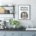 thumbnail image 2 of Stupell Industries Whiskey Business Bar Kitchen Drawing Framed Wall Art by Daphne Polselli, 2 of 8