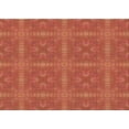 thumbnail image 1 of Ahgly Company Indoor Rectangle Patterned Bright Orange Area Rugs, 5' x 7', 1 of 6