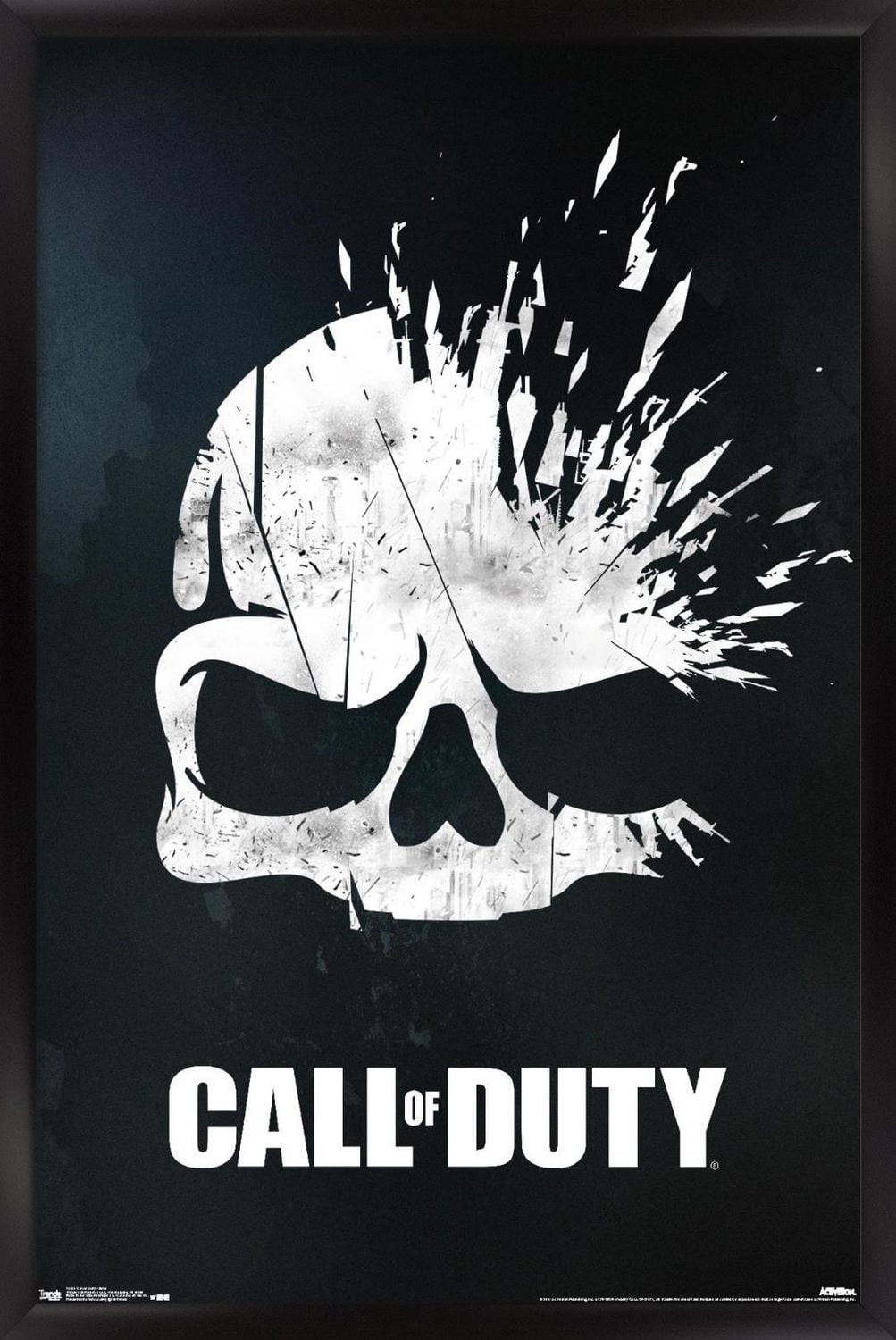Call of Duty - Skull Wall Poster, 14.725" x 22.375" Framed