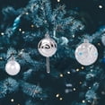 thumbnail image 2 of Conjunto de 30 adornos navideños para fiestas, año Nuevo, cumpleaños o cualquier otra ocasión. Decoraciones navideñas, recuerdos de fiesta. Plata, 2 of 8
