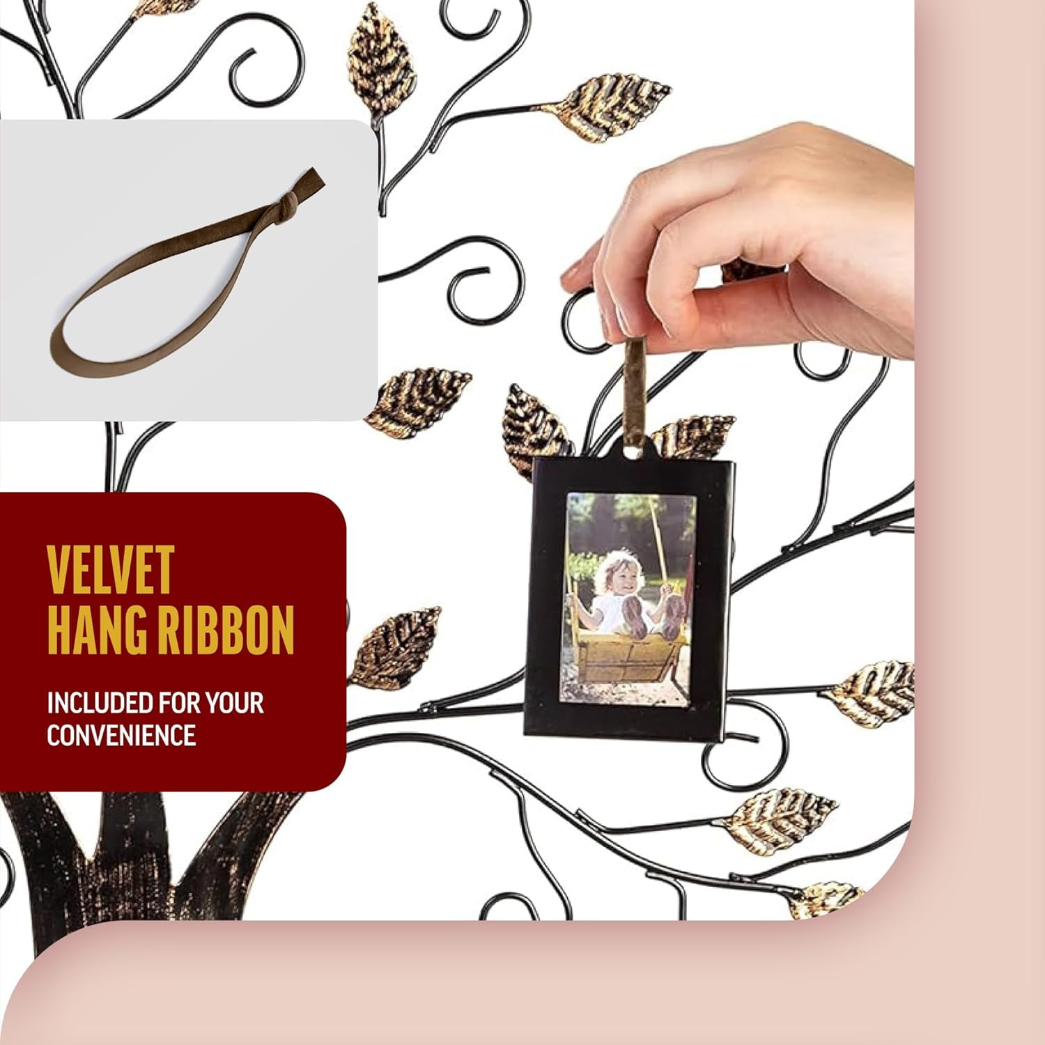 Klikel 20" Family Tree Picture Frame Display (10 Count)