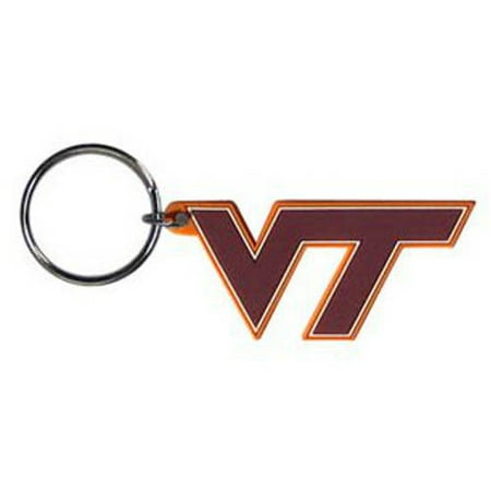 - NCAA Virginia Tech Hokies Flex Laser Cut Rubber Keychain