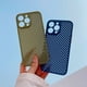 thumbnail image 4 of Estuche transpirable aplicable a 14 teléfonos móviles Estuche Apple Hole Estuche disipador de calor X Fine Hole Macaron 9 Color Estuche suave Funda protectora 11, 4 of 6