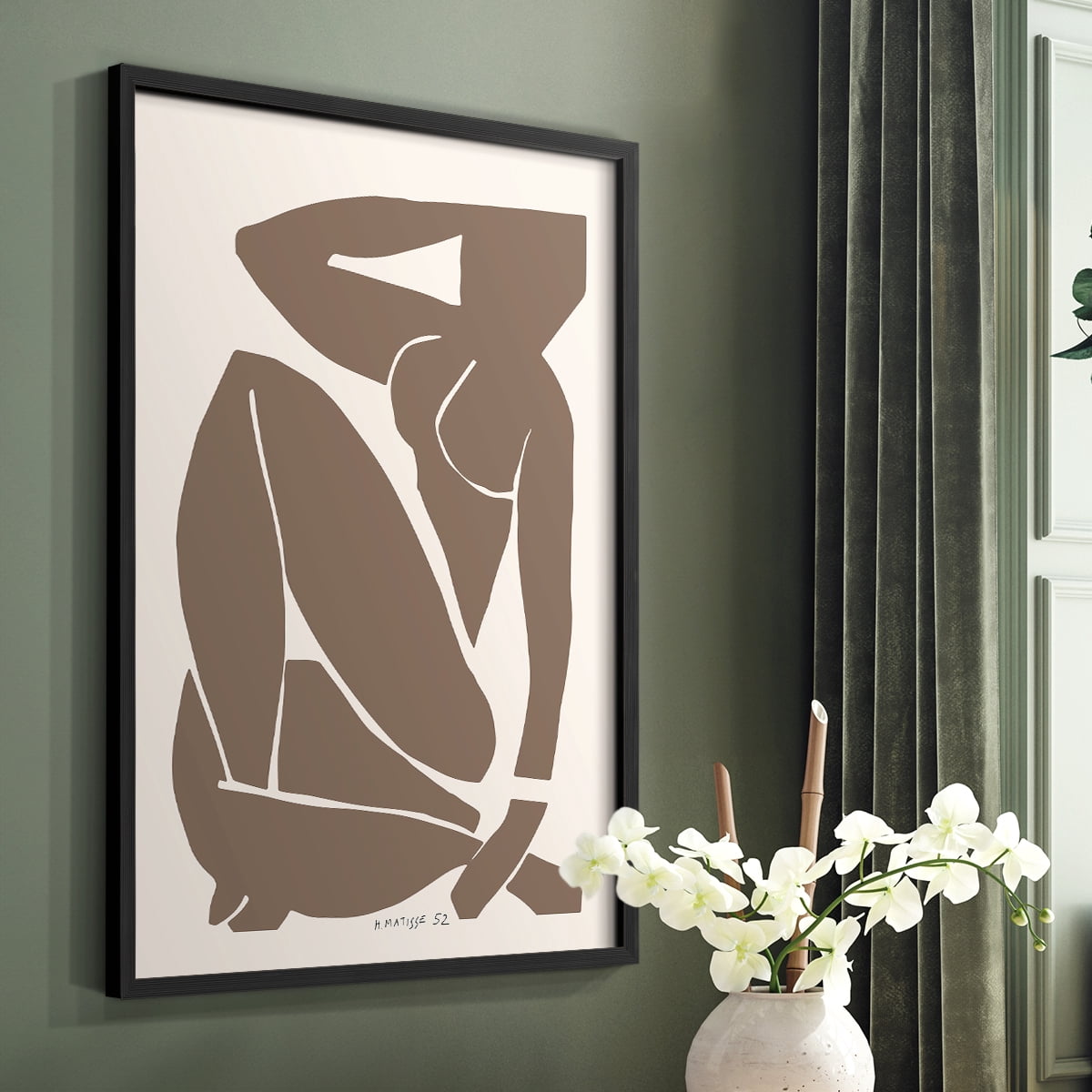 Matisse CCXIV in Solid Wood 8 x 10 Framed Print
