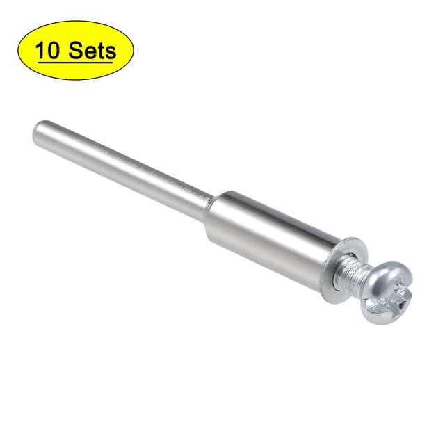 Mandriles de Tornillo para Ruedas de Corte Uxcell con Diámetro de Vástago de 3mm, Soporte para Disco de Corte Compatible con Herramienta Rotativa, Paquete de 5, 2.35mm 10