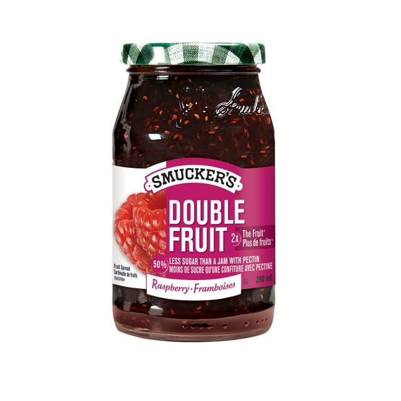 Smucker's Double Fruit tartinade de framboises 390mL 390 mL