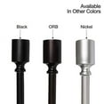 thumbnail image 5 of UTOPIA ALLEY Wall Mounted 3/4 Inch Curtain Rod - Curtain Rods For Windows 48 to 86 Inch, Adjustable Drapery Rods, Black Curtain Rods, Bedroom Curtain Rods, Tapestry Poles (Black, 48"-86"), 5 of 8
