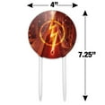 thumbnail image 2 of Acrylic The Flash TV Series Lightning Streak Cake Topper Party Decoration for Wedding Anniversary Birthday Graduation, 2 of 7