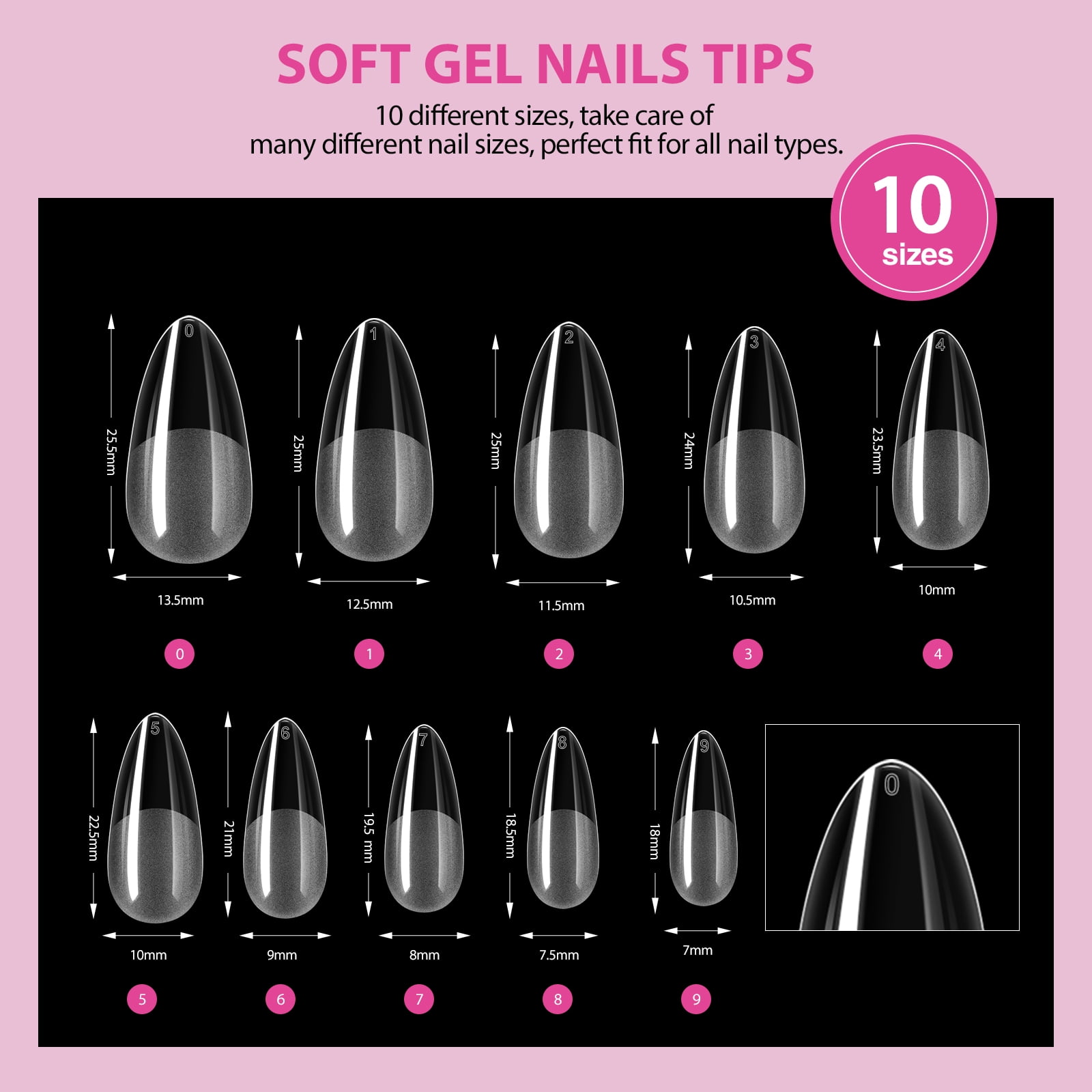 Saviland Gel X Nail Kit with Drill – Nails Tips and Glue Gel Kit with 4-in-1 Nail Glue Gel 500PCS Full Cover Short Square Nails Tips Nail Design Kit for Nail Extension