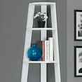 thumbnail image 5 of Monarch 72" 5-Shelf Corner Bookcase Etagere, White, 5 of 5