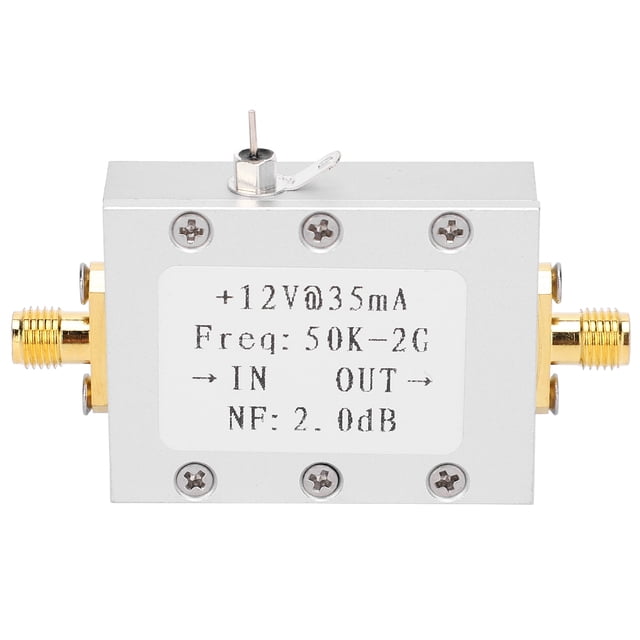 Módulo amplificador RF 10K-2G LNA 31DB@0.5G Amplificación de banda ancha de bajo ruido y alta ganancia
