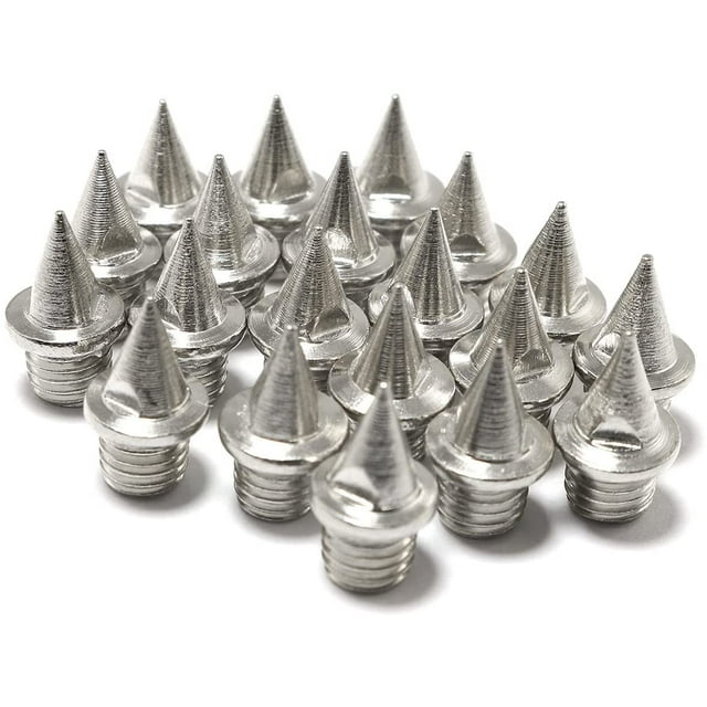 Pointe de Piste 20PCS 1/4 Pouce (6mm) Pointes de Piste en Acier et Cross-Country pour Chaussures de Course