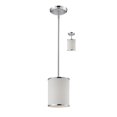 thumbnail image 1 of Z-Lite Cameo 1 Light Convertible Pendant in Chrome, 1 of 1