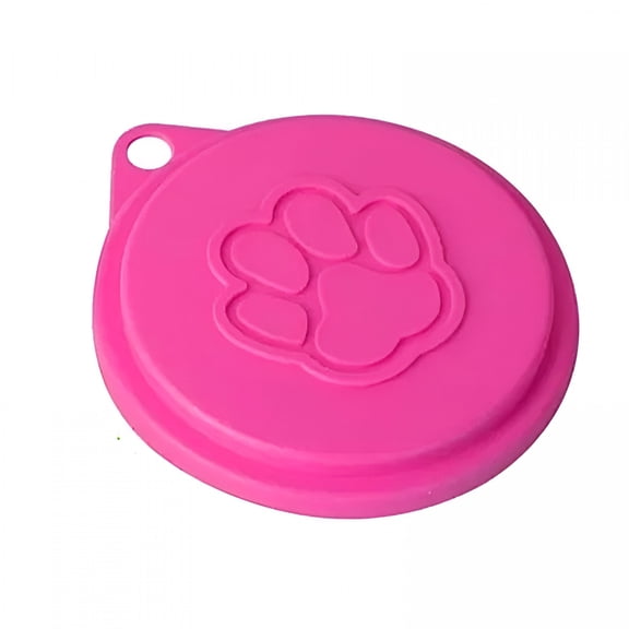 BESTSKY 4 Pack Pet Food Can Lids-Covers for Cat and Dog Pet Food Storage-Keeps Food Fresh Can Covers for Dog Food Cans(Random Color)