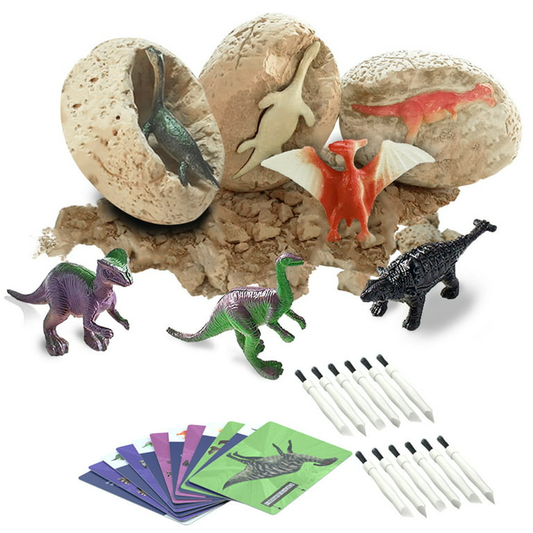 Generic - Jouets dinosaure Dino Eggs Kit cadeaux pour enfants ouvert 12  unique dinosaure Oeufs mignons de dinosaures - Poupées - Rue du Commerce