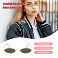 thumbnail image 4 of fastboy Sun Eyewear Creative Simple Unisex Spectacles Multi-functional Metal Frame Fashionable Novel Style Vintage Travel Supply Type 7, 4 of 6