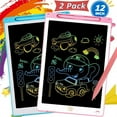 thumbnail image 1 of DEBGFS 2 Pack LCD Writing Tablet  12 Inch Colorful Doodle Board Drawing Tablet  Erasable Reusable Electronic Drawing Pads  Educational and Learning Toy Christmas Birthday Gifts for 3  B, 1 of 7