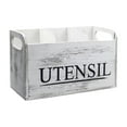 thumbnail image 1 of Porta Utensilios De Cocina Blanco Organizador De Utensilios De Madera Para Encimera Con 3 Compartimentos Organizador Grande Para Utensilios De Cocina Porta Utensilios De Cocina Utensilios De Coc, 1 of 7