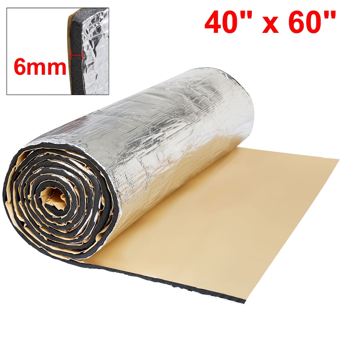 Car Roof Firewall Heat Sound Deadener 160 x 40 Car Insulation Mat 1pcs DNYSYSJ Car Sound Deadening Mat