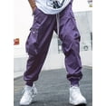 thumbnail image 6 of Multi-pocket Cargo Pants Men's Casual Hip-Hop Drawstring Trousers Outdoor Streetwear Sports Pant, 6 of 15