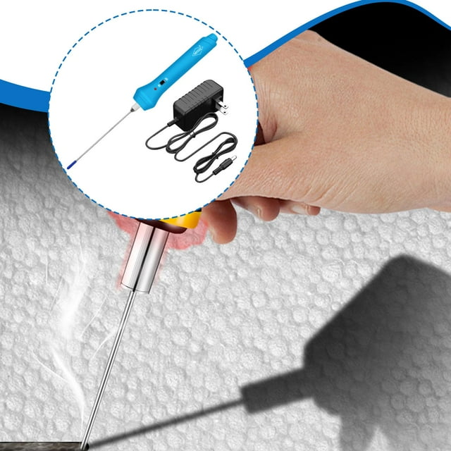 Elodie Electric Hot Styrofoam Cutting Tool US 110V Plug Multipurpose Ergonomic Grip 10CM Tip Length