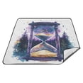 thumbnail image 6 of Forest Hourglass Beach Blanket Outdoor Picnic Mat Sandproof Waterproof Foldable for Camping Travel Hiking, 6 of 6