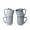 Pearl Blue, variant on Famiware Tempus 4-Piece Stoneware Coffee Mug Sets, 14 oz Mugs for Kitchen, Antique White