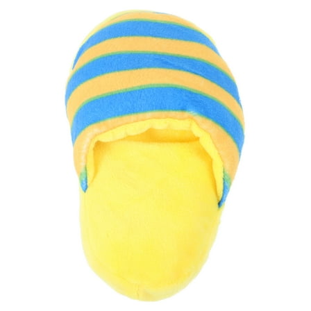 EXHUMKY Dog Slipper Toys Plush Squeaky Dog Toy 1Pack for Daily Playtime
