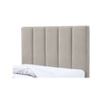 thumbnail image 5 of Meridian Furniture Harper Beige Linen Textured Fabric Twin Trundle Bed, 5 of 9