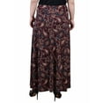 thumbnail image 3 of NY Collection Women's Plus Size Maxi Skirt With Sash Waist Tie, 3 of 4