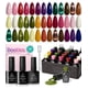 thumbnail image 1 of Set de esmaltes de uñas Beetles Cat Eye Gel, 20 colores, otoño, con capa base, 1 of 9