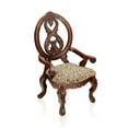 thumbnail image 3 of Furniture of America Girna Floral Upholstered Dining Chair (Set of 2), 3 of 4