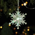 thumbnail image 2 of LYCAQL Snowflakes-Christmas Tree Decorations, Snowflake Ornaments for Tree, Glitter White Snow Flakes Ornaments, Christmas Indoor Winter Wonderland Decor, 2 of 6