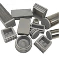 thumbnail image 3 of 16Pcs Grey Plastic Blanking End Caps Square Steel Tube Pipe Inserts Plug Anti Skid Furniture Leg Caps Floor Protection Anti-slip, 3 of 10