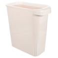 thumbnail image 1 of Household Trash Can Simple Waste Bin Plastic Litter Holder Kitchen Garbage Organizer without Cover for Bedroom Living Room (Apricot), 1 of 5