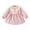 Pink, variant on Bearichfupo Toddler Girls Long Sleeve Solid Color Ruffles Bowknot Dress Dance Party Dresses Clothes, Sizes 18-24 Months