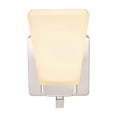 thumbnail image 4 of Aspen Creative 62206, One Metal Bathroom Vanity Wall Light Fixture, 5" Wide, Transitional Design in Satin Nickel, 4 of 4