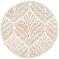 thumbnail image 3 of Safavieh  Handmade Capri Ilianka Wool Rug Ivory/Brown 5'  x  8' 5' x 8',2' x 6' Oval Handmade Living Room,Bedroom,Dining Room Rectangle Modern &, 3 of 5
