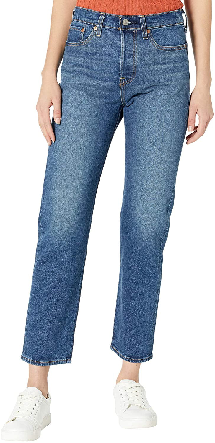 Levis Womens Premium Wedgie Straight Jeans Standard 25 Charleston Outlasted  Waterless 