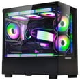thumbnail image 4 of H.E. Ocean Park Desktop-RTX 4070 12G,AMD Ryzen 7 5700X 3.4 GHz 8-Core, 32GB DDR4 RAM,1TB PCI-E +1 TB 2.5'' SSD, 360 Liquid-Cooled,RGB Fans, WIFI &Bluetooth ,Win 11 Pro 64bit -Black Gaming Desktop, 4 of 11