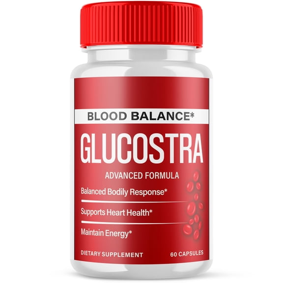 Glucostra Blood Balance Support Pills Advanced Formula Vitamin Supplement 60 Capsules