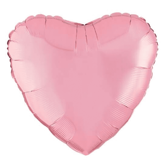 Brava - Pink Heart Foil Balloon (16 in.)