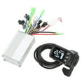 thumbnail image 1 of Motor Brushless Controller, Data Recording 48V 60V 350W Grooved Housing Electric Bike Brushless Controller Kit  For Riding For 22.5mm Handlebar, 1 of 8