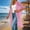 Pink, variant on Women's Lightweight Open Front Knit Cardigan Cover-Up with Loose Fit and Breathable Fabric