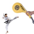 thumbnail image 1 of Collar Kids Taekwondo Ndcxsfigh PU Rebound Sponge Double Kick Pad Target Amarillo Para Estrenar, 1 of 7