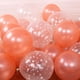 thumbnail image 5 of Juego de 20 globos de látex de 12 pulgadas con forma de estrella, transparente, rosa y dorado, para decoración de bodas, baby shower, fiestas de cumpleaños, suministros para decoración del hogar, 5 of 5