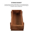 thumbnail image 3 of Caja De Madera Para Plantar Suculentas De Jardineras De Madera De Jardineras Suculentas De Flores De Hierbas Para Interiores Y Exteriores De Almacenamiento Rectangular Para El Jardín De Su Casa Caja Cateissary HA023616-00, 3 of 6