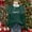 Army Green#281, variant on Sweatshirt for Women Oversized Crewneck Merry Christmas Pleated Ruffle Trim Drop Shoulder Pullover Hoodless Sweatshirts Womens Casual Round Neck Loose Lantern Sleeve Xmas Holiday Sweatshirts